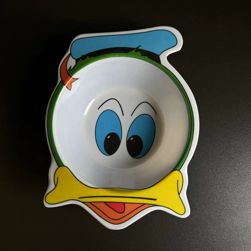 melamine tableware imitation porcelain Minneaux bowl animal head cartoon bowl zodiac animal shape bowl Donald Duck bowl foreign trade