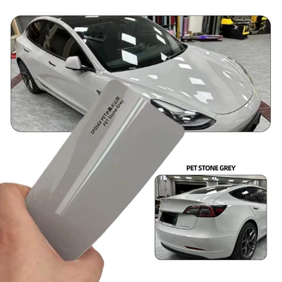 Axxpel Automotive Pet Crystal Volcanic Ash Color-Changing Film for Full Car Use, Extended Application, Car Body Protection Film, Car Paint (Auto Color Change Film) - pet-crystal-volcanic-ash-152m-165m