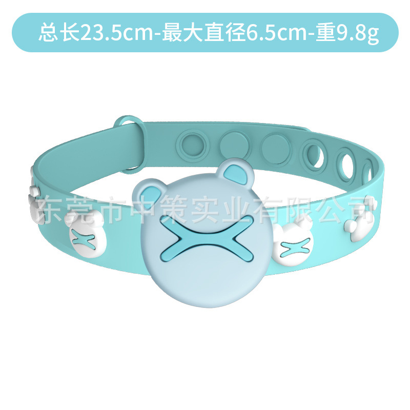 파란색과 흰색 - 파란색 머리