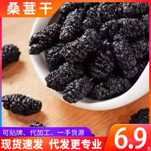 桑葚干散装新货特级新疆黑桑葚子无沙免洗泡茶泡水桑葚果干大颗粒
