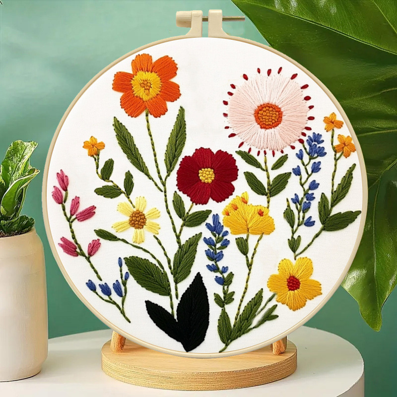 Mona Lisa Real Bordado serie de bordados cruzados nueva simulación de bordado de estilo chino bordado a mano