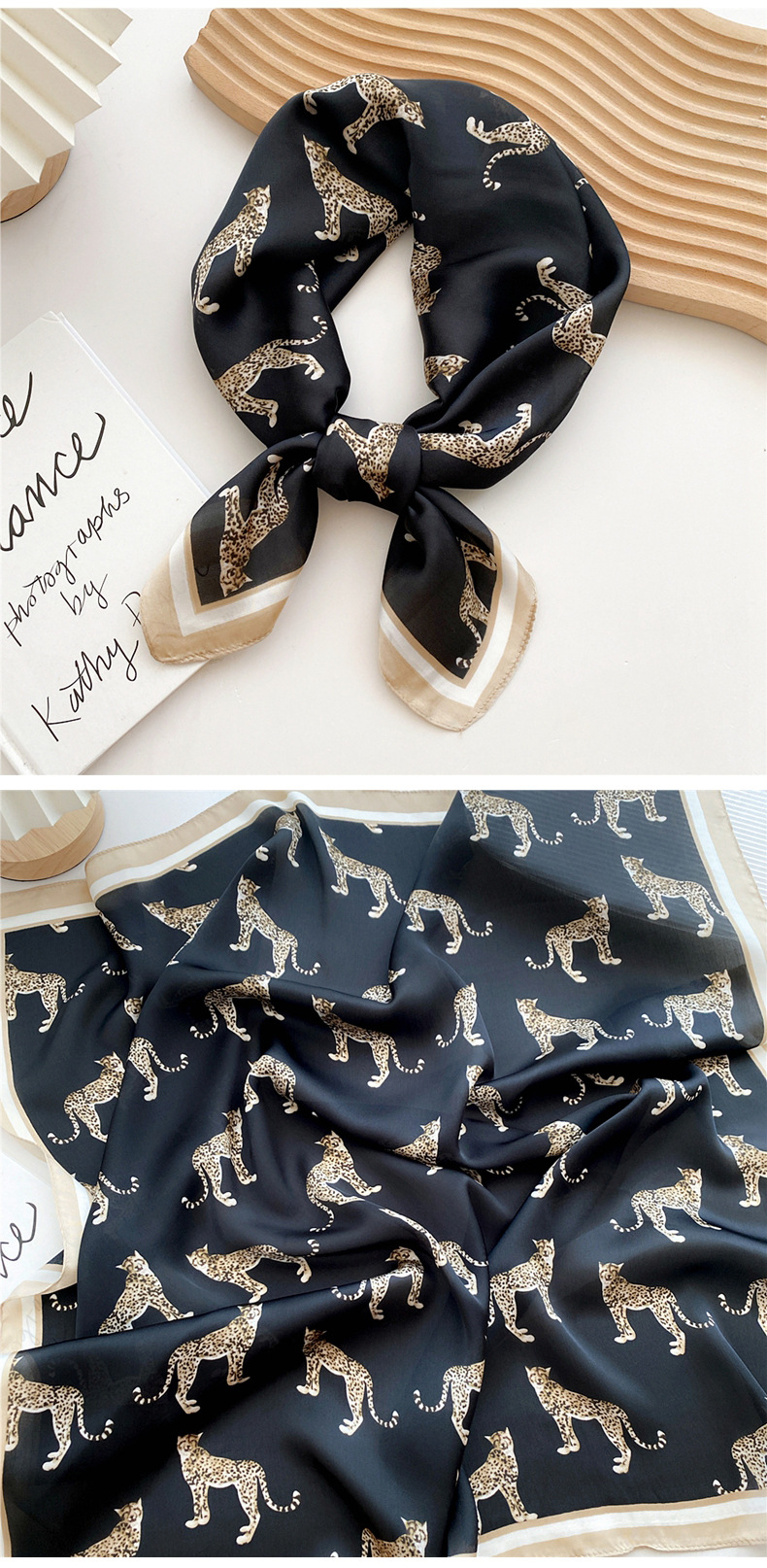 45g Weight Silk Scarf Classification Daily Occasion Women's Lady Printing Polyester Printing Silk Scarves