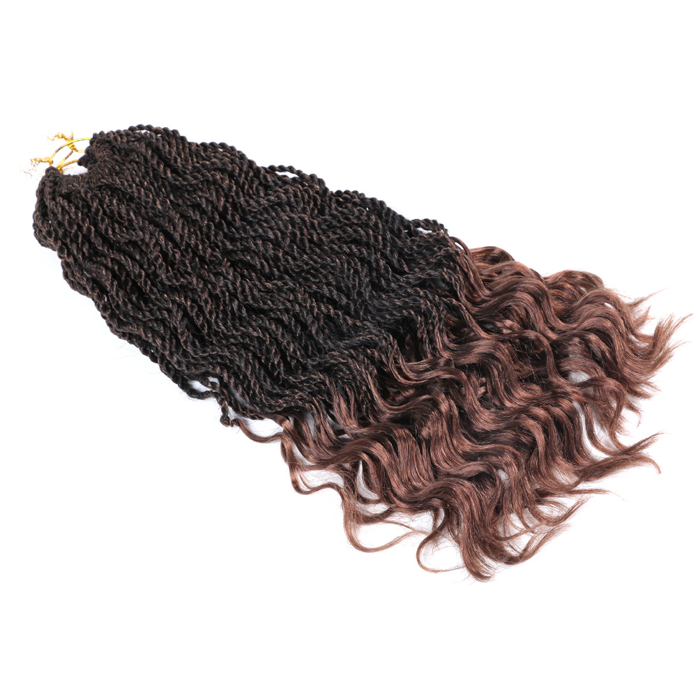 Chemical Fiber Two Strand Swallowtail Dreadlocks Crochet Hair Wig_voghion.com