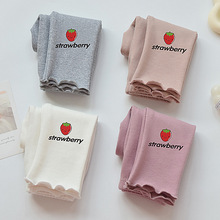 女童打底裤春秋薄款外穿洋气厚款中大童儿童打底裤女宝宝纯棉裤子