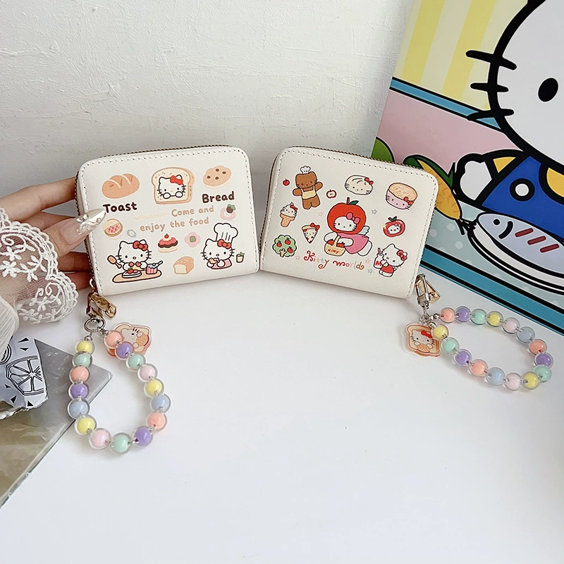 Hello Kitty, кошелек, держатель для карт, портативная карманная органайз-сумка, (международная торговля), подарок на день рождения