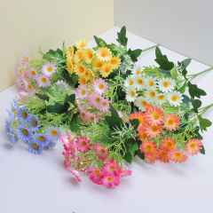 春色把束雏菊小野花菊花花束家居婚庆装饰摆件高级感仿真花批发