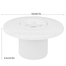 厂家现货供应 游泳池设备布水口给水口 水疗胶膜池回水口排水口