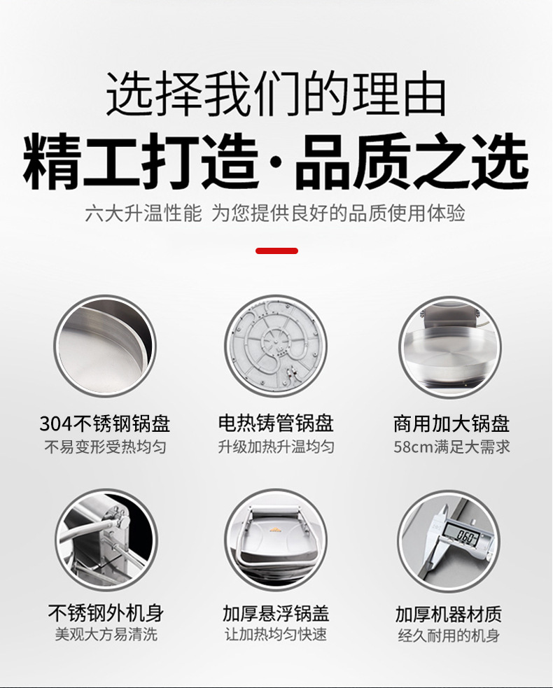 商用电饼铛双面加热