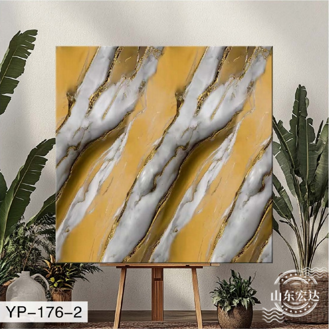 Azulejo de imitación mármol autoadhesivo adhesivo de pared sala de estar baño decoración de pared impermeable y a prueba de humedad con papel de aluminio