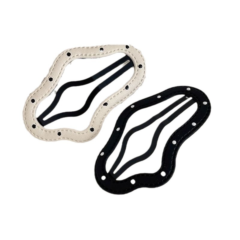 Temperamento ondulado punto de estrella nebulosa clip de pelo frontal lateral clip de frangeo clip de cabeza atrás clip de pelo BB roto