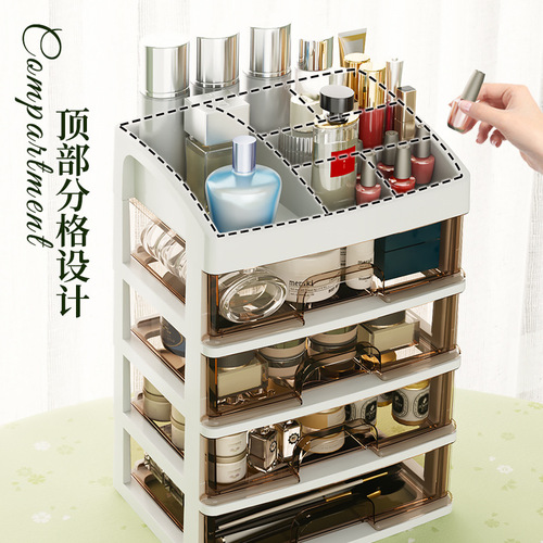 Drawer-style desk organizer office desk storage station stationery storage solution cosmetic shelf storage cabinet box