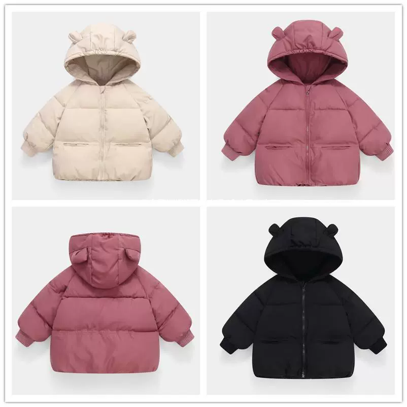 Children's down jacket with down, western style, increased thickness