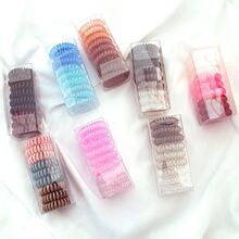 K 24425 9 Pack Telephone Cord Hair Ties �绰�߷�Ȧ �羳����