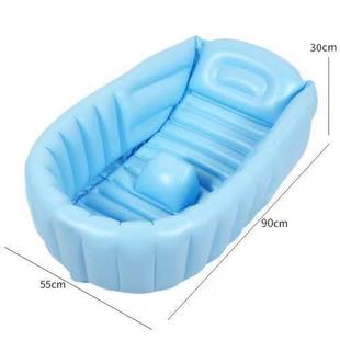 Directly Approved from the Source, Thickened and Insulated Baby Inflatable Bathtub That Can Sit and Lie Down, Super Comfortable, Large, Portable and Super Worry-Free