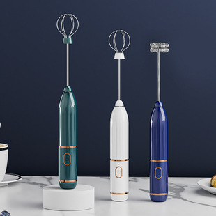 Coffee Breaker Electric Household Rechargeable Milk Mixer Milk Cover Milk Breaker Mini Handheld Breaker