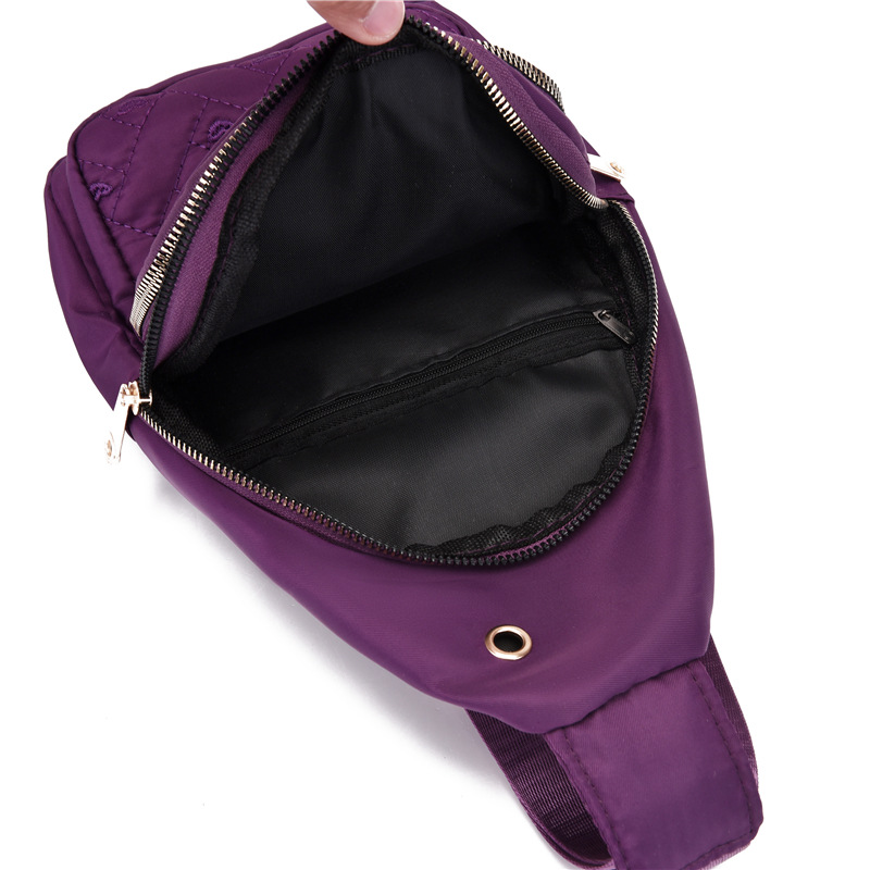 Nueva moda casual bolso de mujer multi-capa bordado hilo estilo coreano bolso de hombro simple mujer de mediana edad bolso de pecho de la madre