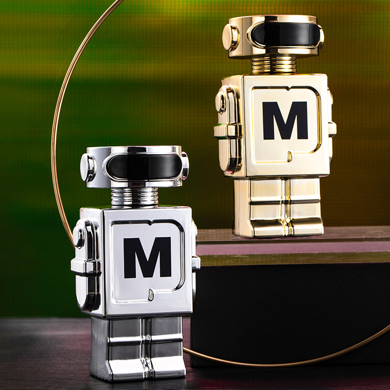 Parfum bărbătesc Phantom Robot nou 2024, 100 ml, de lungă durată, cu nuanță de lemn, parfum echitabil._voghion.com