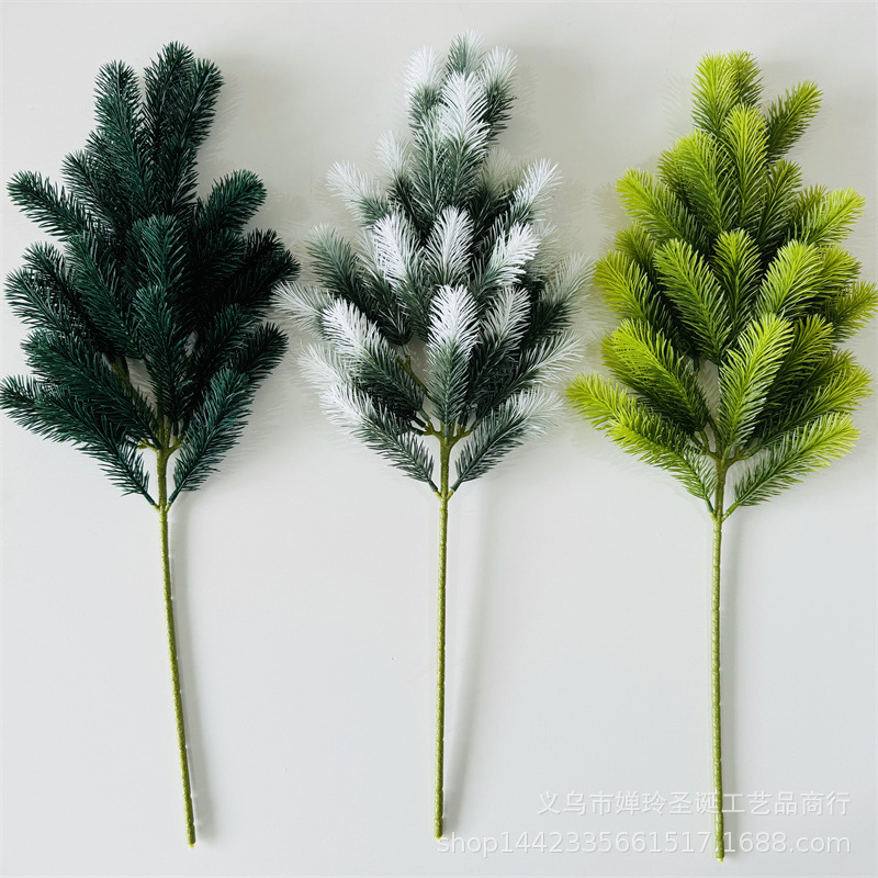Simulated plant Christmas Christmas pine needle branches finished…