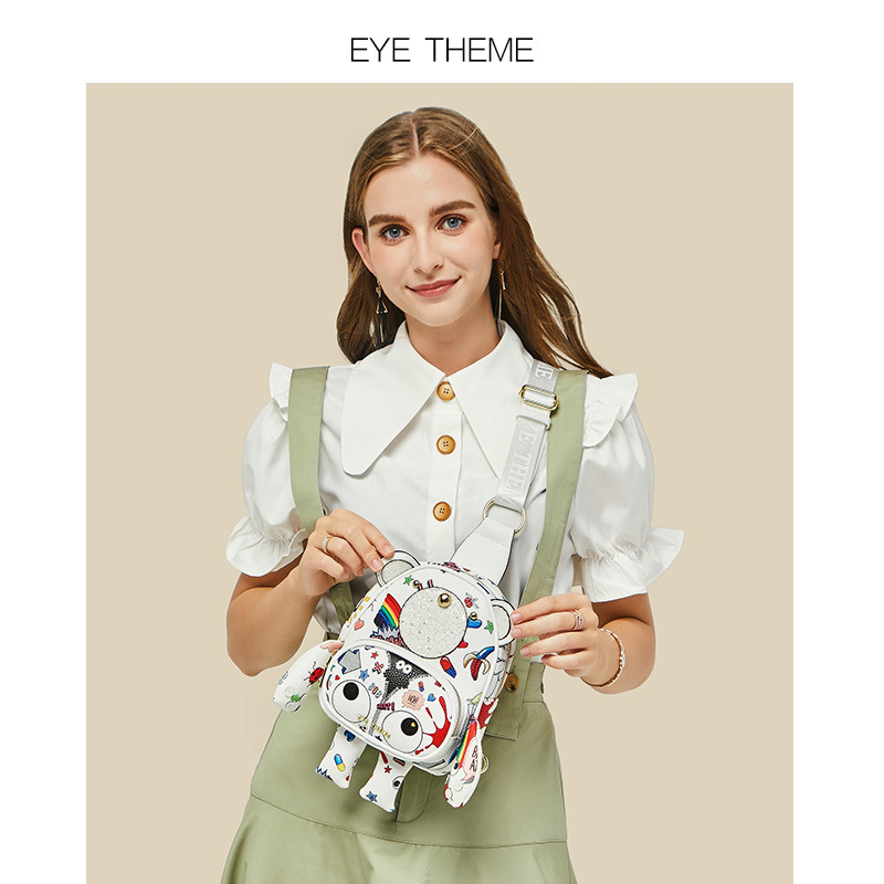 Bolso de Mujer 2024, Nuevo Diseño de Nicho, Versátil, Informal, Bolso de Pecho, Bolso de Cintura, Bolso Cruzado 1702 #