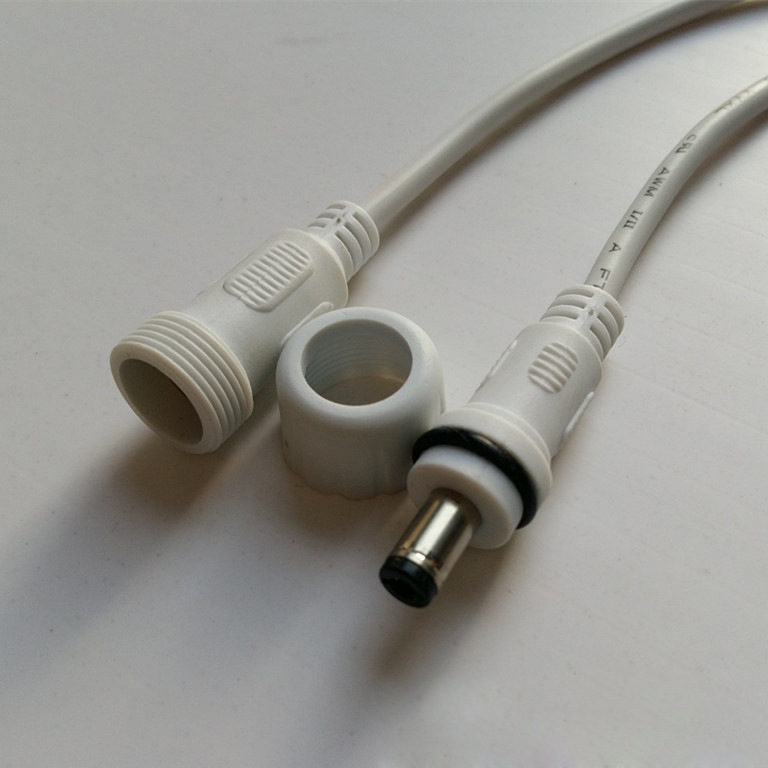 厂家供应5.5*2.1防水公母DC线LED防水线 DC防水公母插头