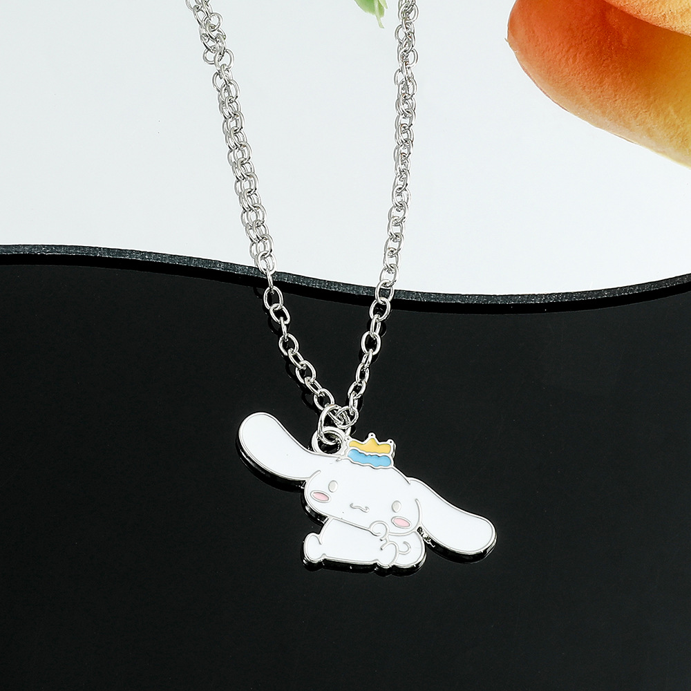Sanrio Yugui Dog Necklace Sweet Small Fresh Summer Playful Female Students Send Friends Alloy Pendant