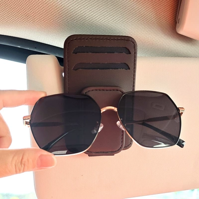 Clip Glasses Frame Magnetic Sunglasses | Car Glasses Clip/Bill Clip