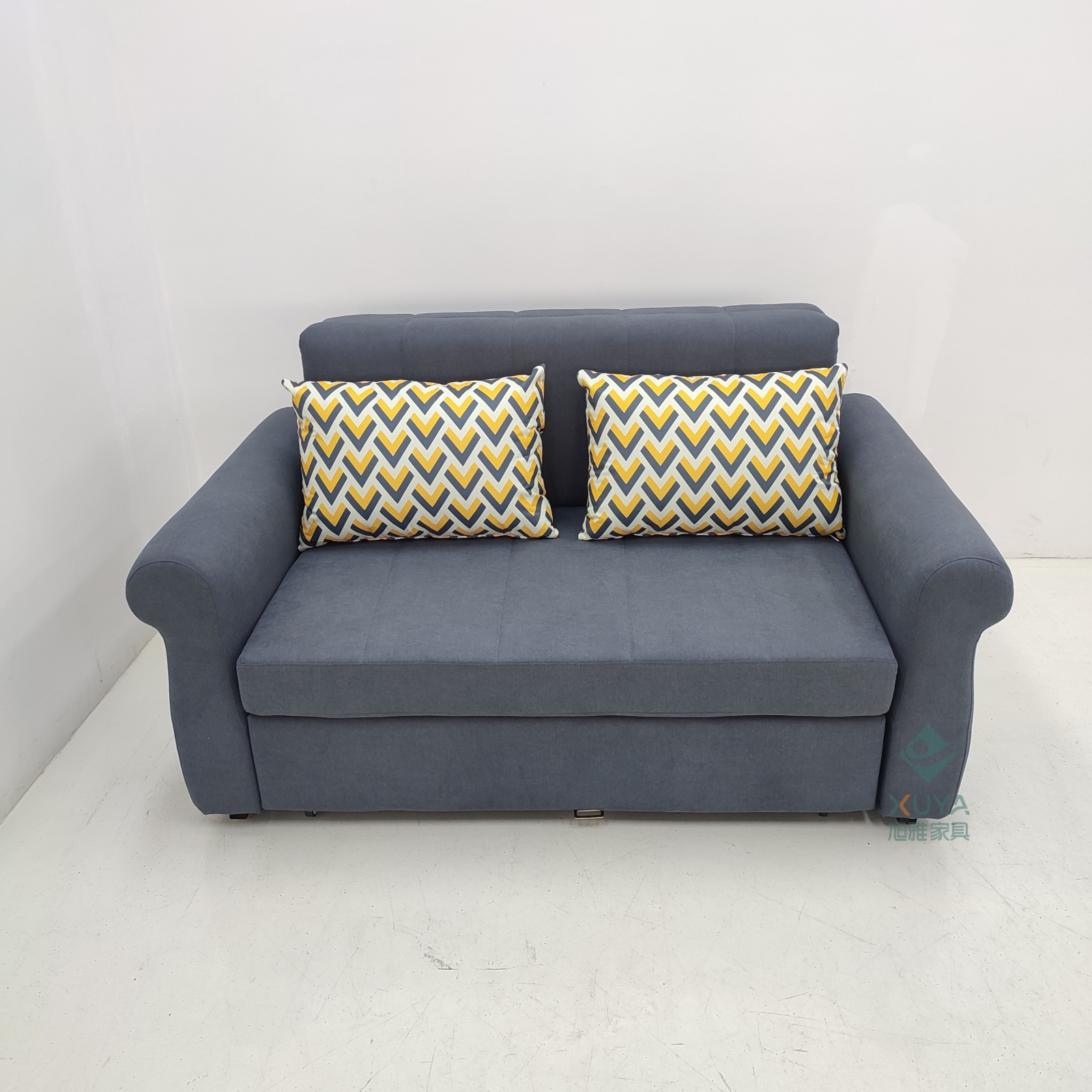 Sofá cama moderna multifuncional plegable sala de estar pequeña sala de estar tela de doble uso desmontable y lavable almacenamiento sofá cama
