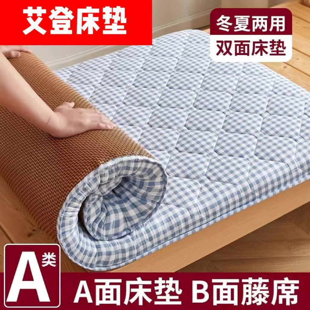 Summer Ice Silk Cooling Mat Mattress Cover Soft Pad for College Dormitory Winter and Summer Dual-Use 90X190 Mat Factory