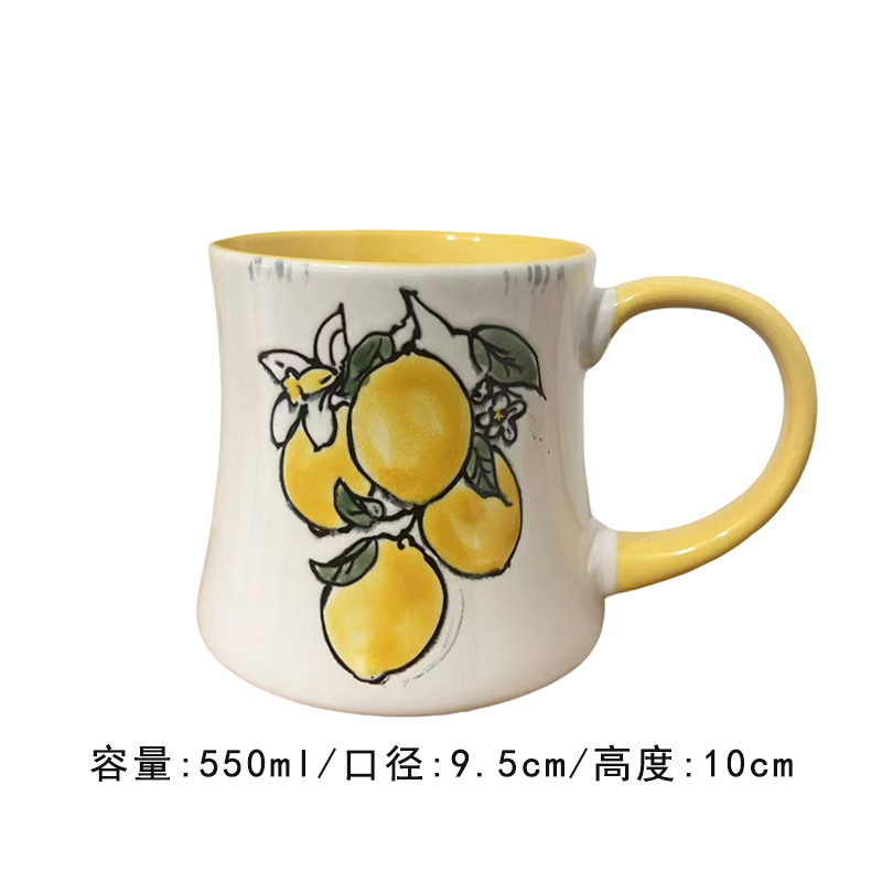 Cerámica bajo vidriado pintado a mano linda taza de gato taza de agua taza de desayuno taza de avena pareja micro pomelo