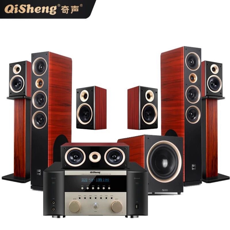 Qisheng Hq33 Home Theater 7.1 Panoramic Sound Dolby Sound Effect Tv Karaoke Audio System Song Selection Machine for Living Room Qisheng Hq33 Home Theater 7.1 Panoramic Sound Dolby Sound Effect Tv Karaoke Audio System Song Selection Machine for Living Room