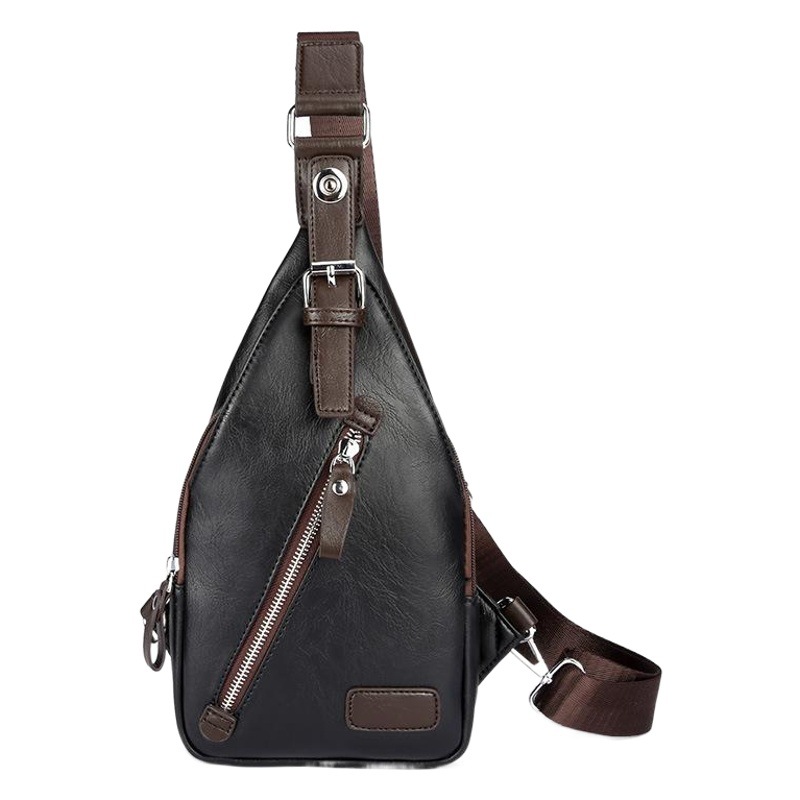 卸売りの新型の韓国版の男性の胸の包みのファッション的な胸の前の包みの騎行の包みの男性のカバンの携帯電話のショルダーバッグのウエストバッグ