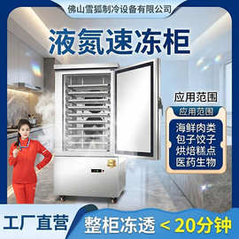 德菱仕速冻冷柜商用零下45度80度急冻插盘冰箱包子饺子海参速冻机