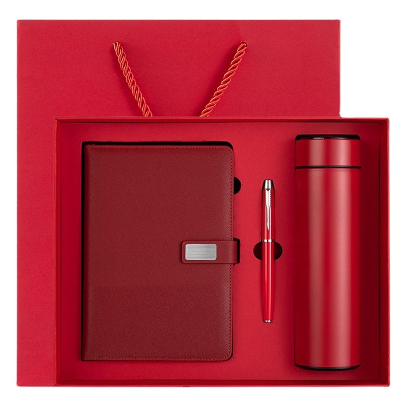 Set de regalo de cuaderno A5, regalo empresarial de alta gama, cuaderno de cultura de oficina, regalo de recuerdo, se puede imprimir con logotipo