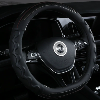 for All Seasons, Leather Carbon – Steering wheel cover