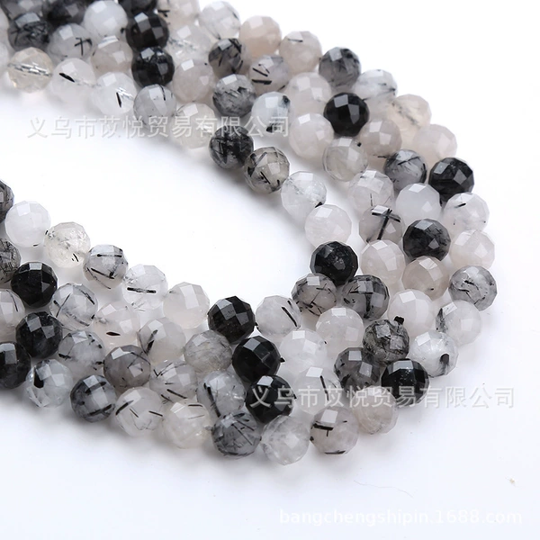 Black crystal hard drive cut loose beads