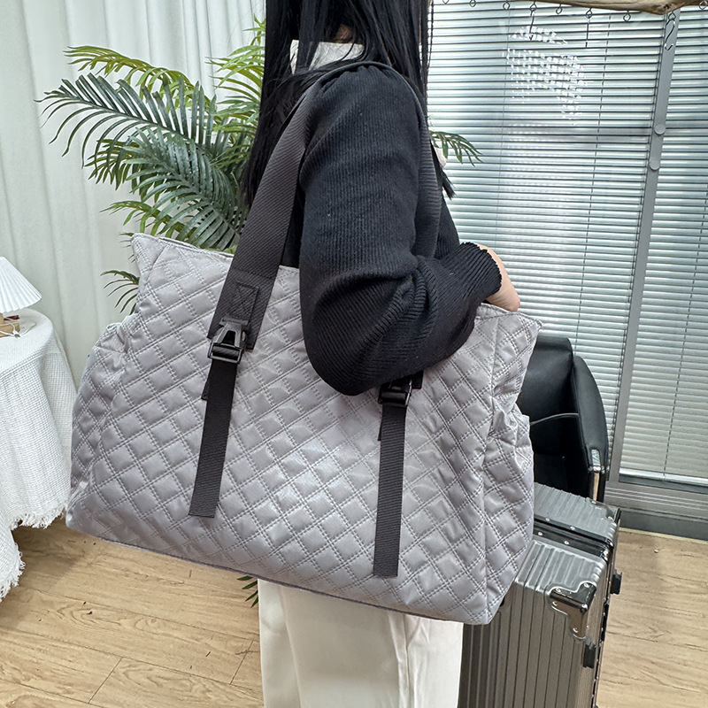 Bolsa de hombro portátil de gran capacidad, bolso de viaje de mujer, bolso de equipaje de alta calidad, bolso de ropa casual