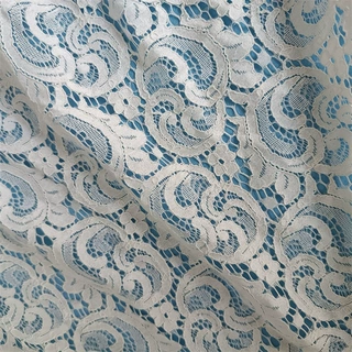 锦棉蕾丝面料 幅宽150公分厂家好质量经典款 服装婚纱辅料批发