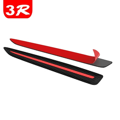 car carbon fiber pattern anti-collision strip: Qapı və bamper qoruyucu zolaqlar