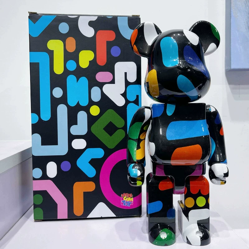 Bearbrick 400% Violent Xiong Fan Gogh — фигура «Подсолнух», кролик, звезда, луна, поверхностный трендовый дизайн