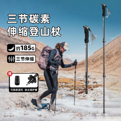 超軽量カーボン伸縮式登山杖、カーボンファイバー製プロ仕様アウトドアロック式杖、超軽量ハイキング杖、杖卸売