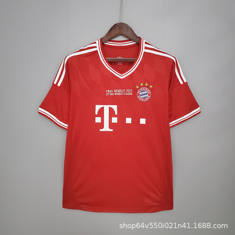 adidas x FC Bayern Munich Retro 2013 Champions League Final Home Jersey Red