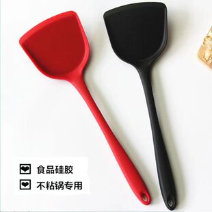 Silicone spatula non-stick special food grade high temperature resistant integrated silicone spatula new Chinese cooking spatula