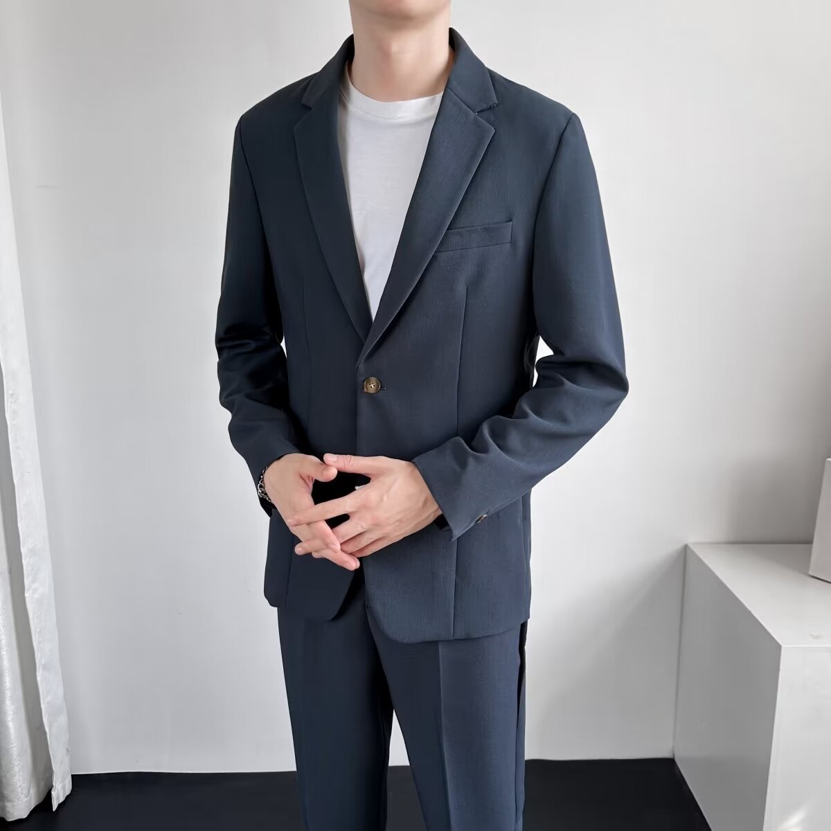 W19-그레이블루 [싱글슈트]