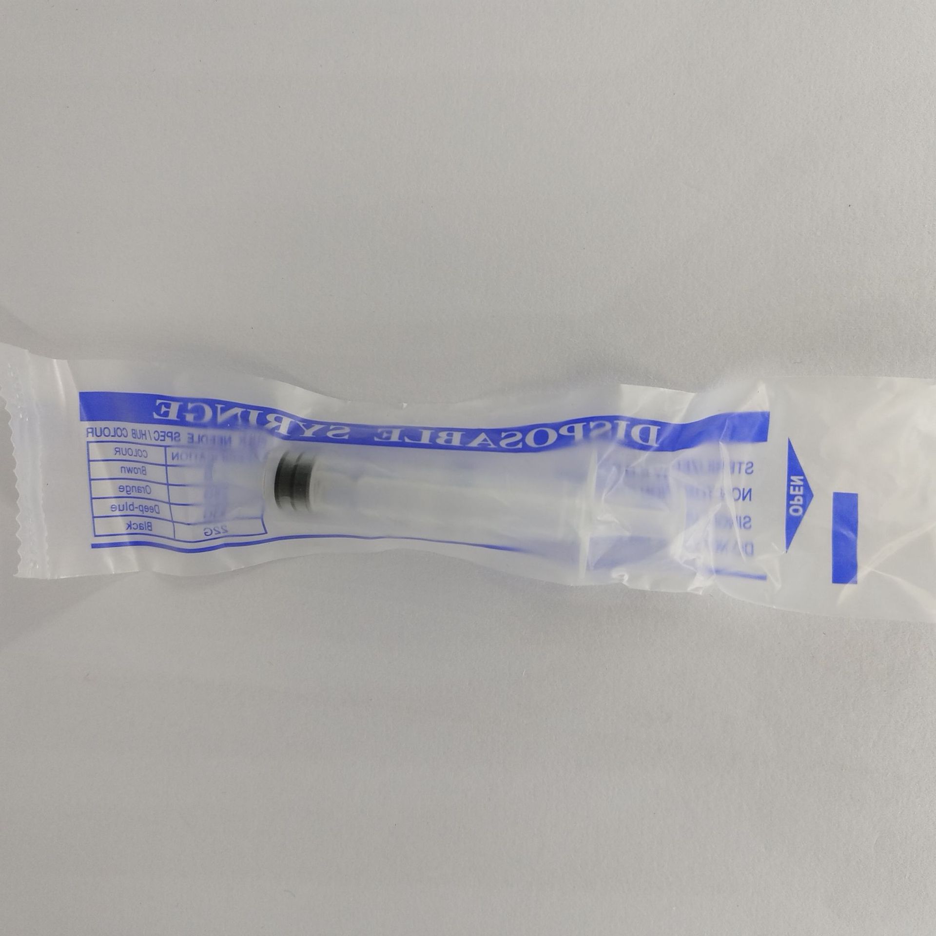 Comercio exterior al por mayor 1-500ml jeringa de plástico desechable boca recta con aguja jeringa animal