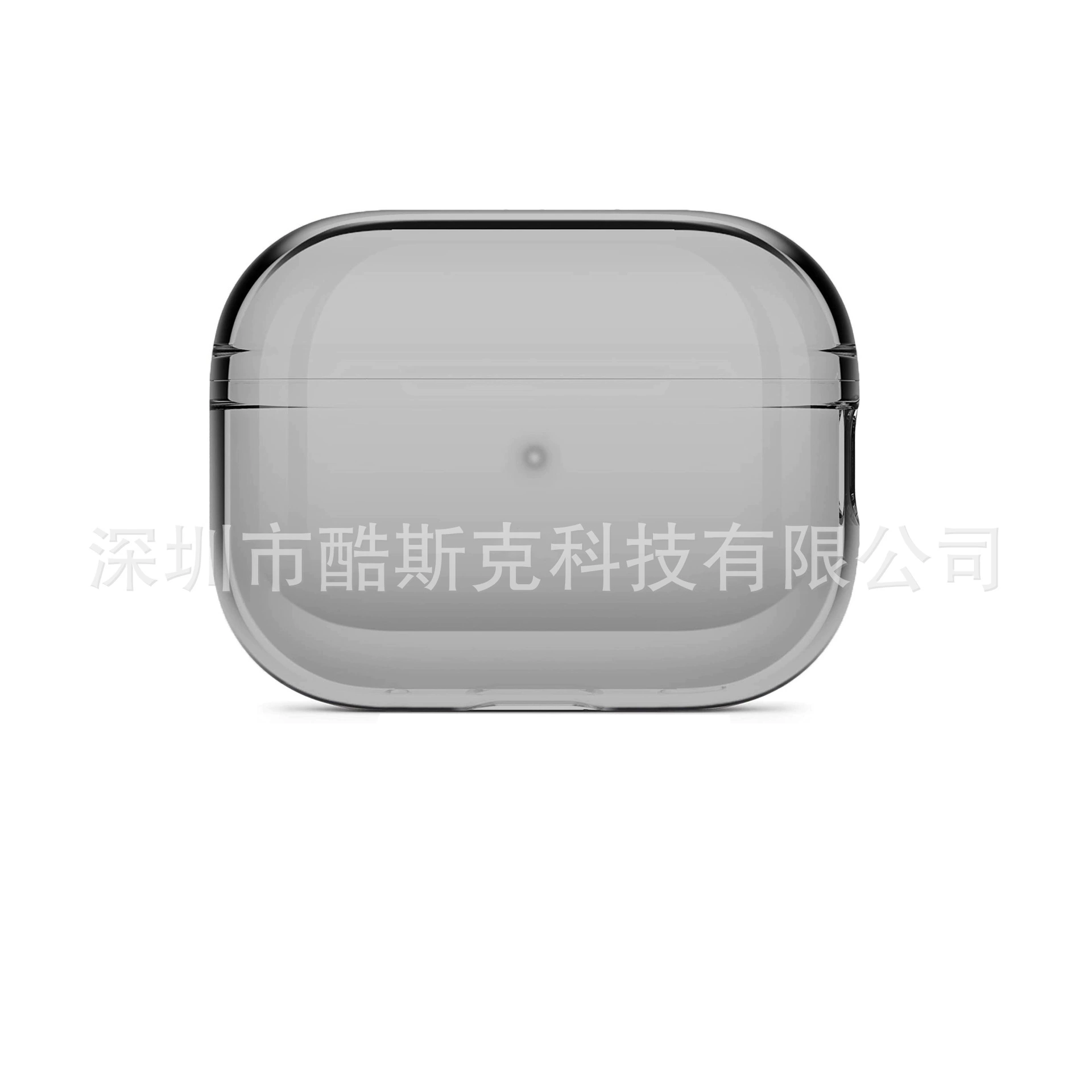 Защитный чехол (Apple) AirPods Pro 2 — TPU-накладка с интегрированной карабиной, прозрачные цвета