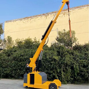 Pulf self-propelled hydraulic crane 2 tons 5 meters workshop warehouse electric rotating balance weight mold lifting machine