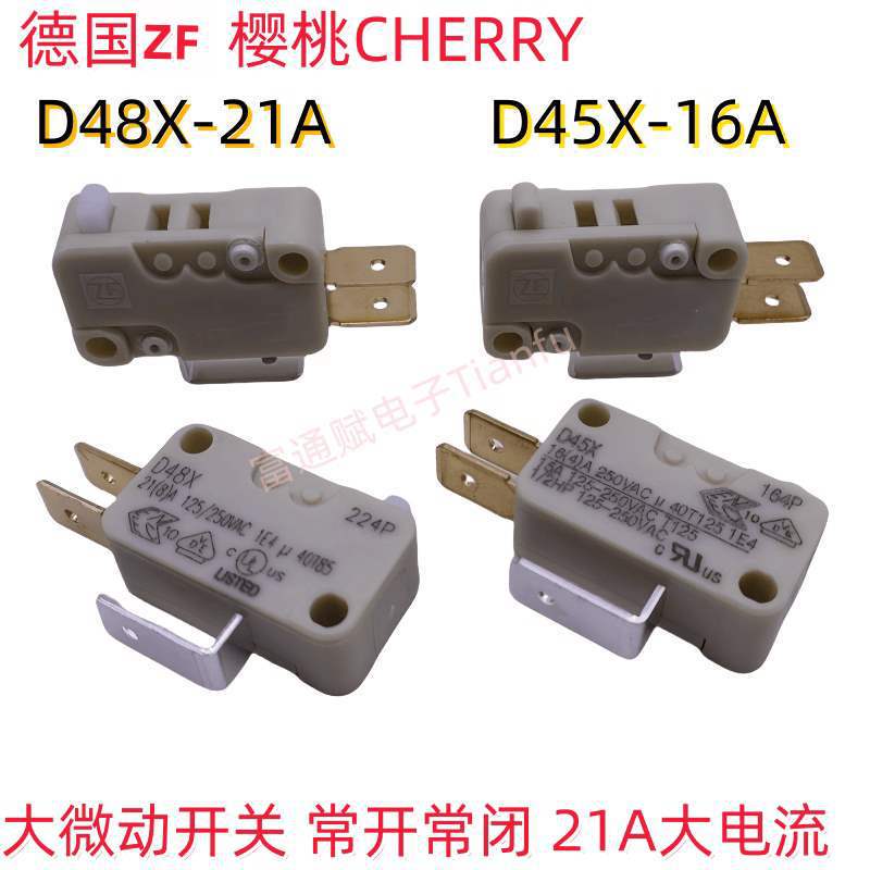 Cherry Micro Switch D48X D45X High Current Water Heater Limit Travel Switch