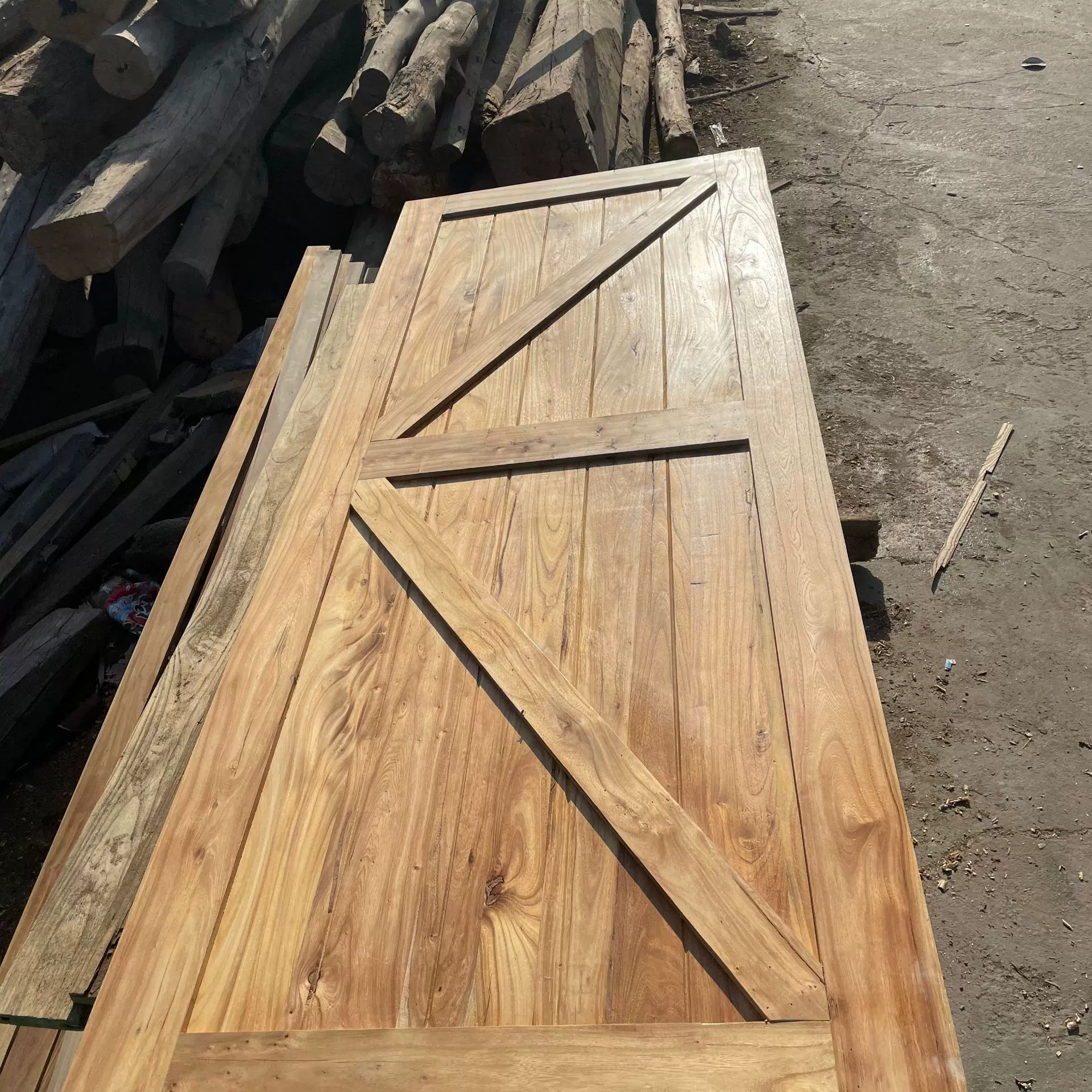 老榆木大门板实木室内门茶楼庭院进户门卧室简约实木平开门民宿门