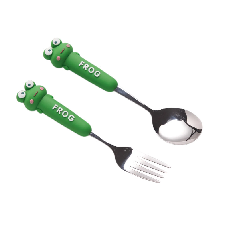 개구리 숟가락 포크