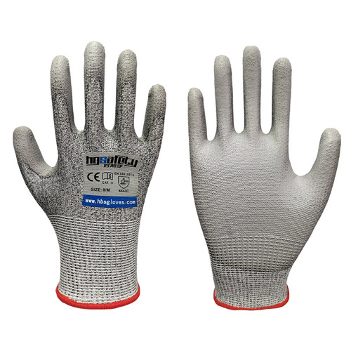 Customized protective gloves with labor-resistant PU coating, anti-slip, waterproof, breathable, thickened, and adhesive for men's construction work and tasks